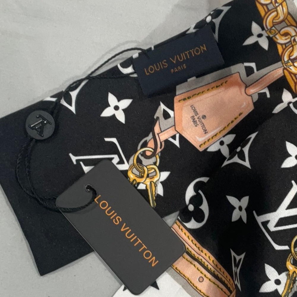 Louis Vuitton Silk Monogram Confidential Bandeau
Black Scarf - Picture 11 of 11